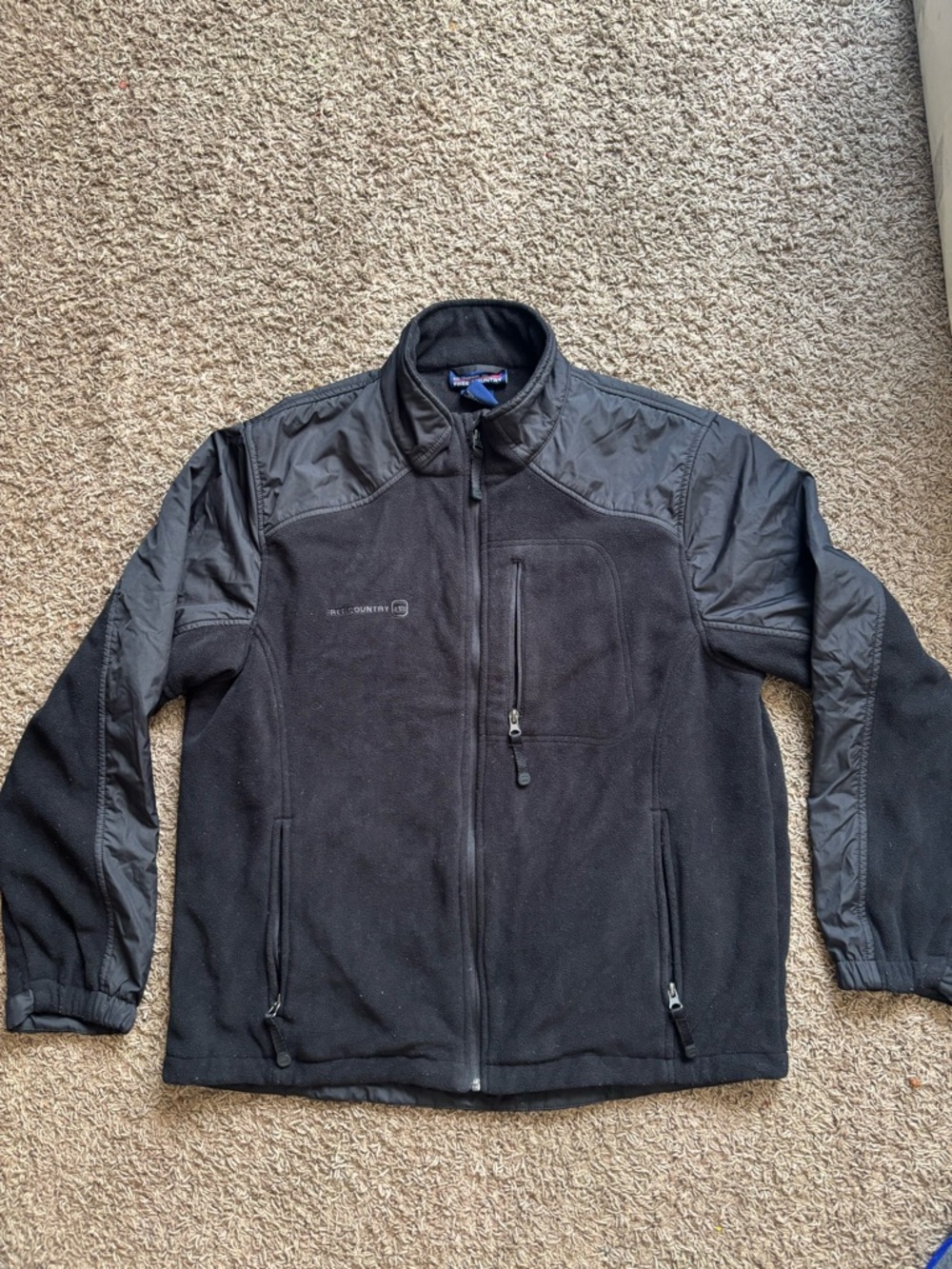 Free Country Black Lightweight Fleece Jacket